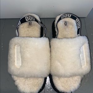 UGG platform slippers with band